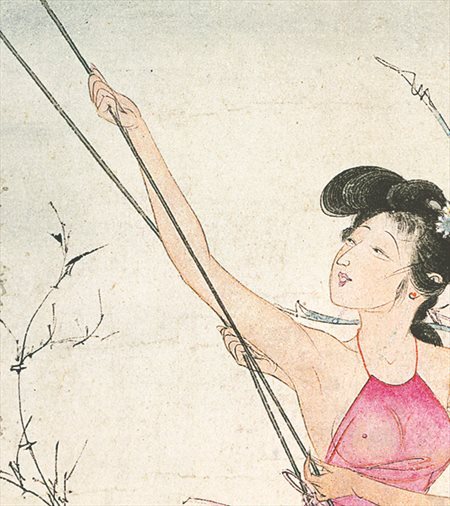 盐湖-胡也佛的仕女画和最知名的金瓶梅秘戏图